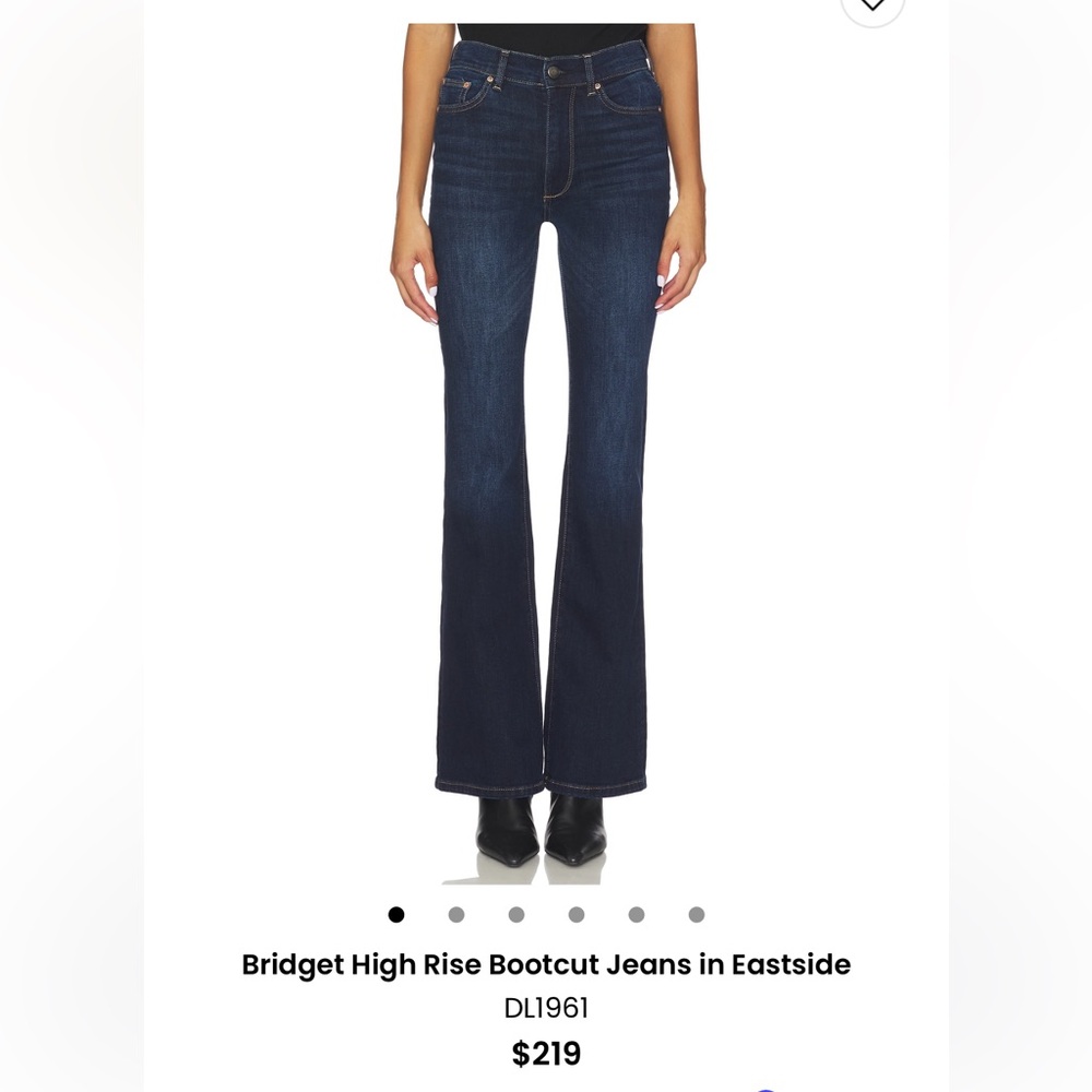 DL1961 Women's Bootcut Jeans - Dark Blue